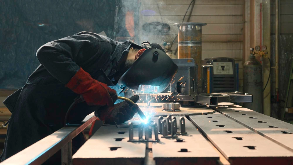 Custom stainless steel fabrication services and industrial welding in Saudi Arabia.
