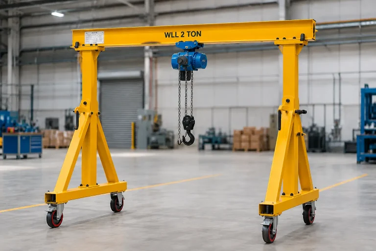 Portable Crane in saudi arabia